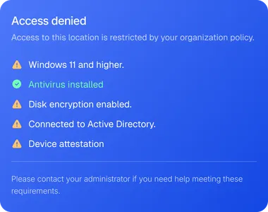Device Policy Posture