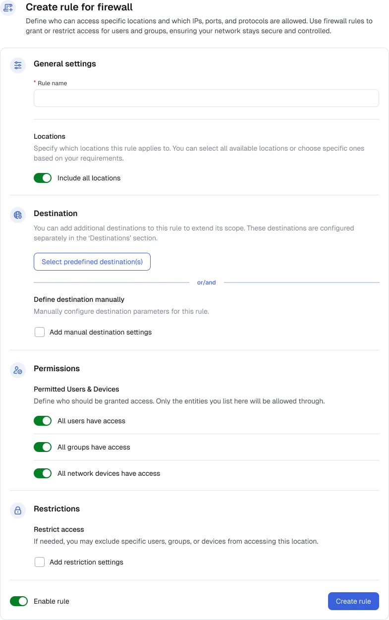 Defguard Access Control Lists: Unified management of firewall rules across multiple gateways