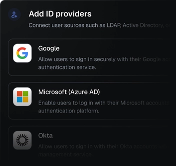Adding external identity providers to a Defguard VPN location
