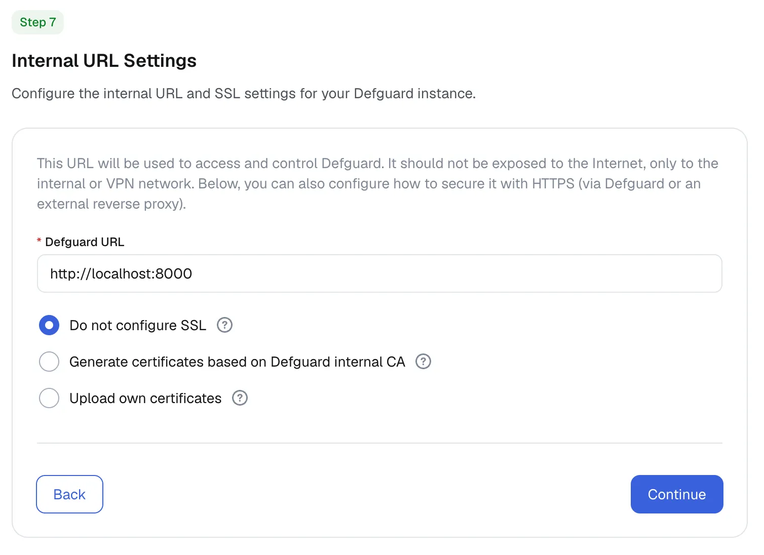 Core SSL termination options