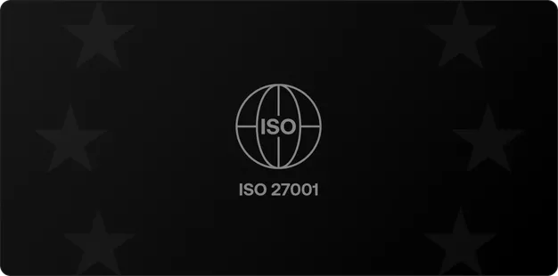 ISO 27001 certification badge