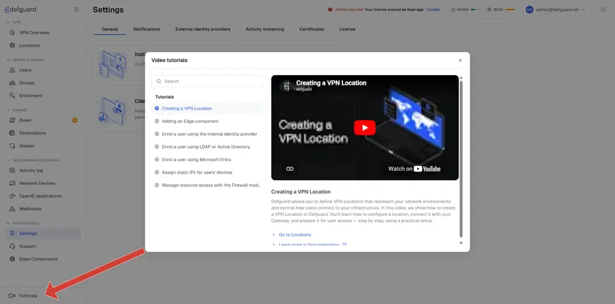 video tutorials help