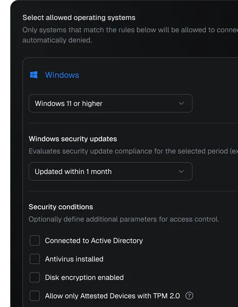 Security feature preview