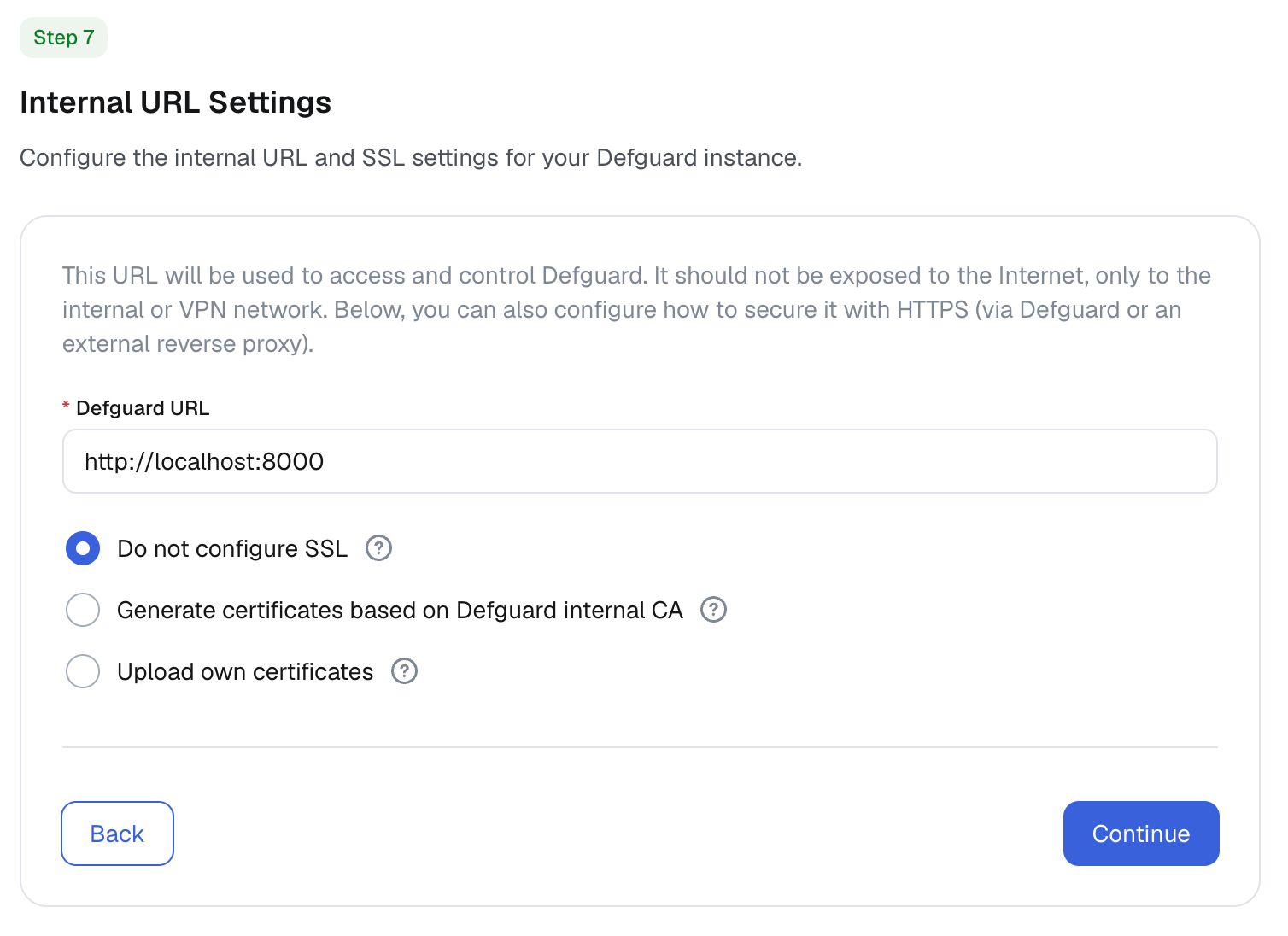 Core SSL termination options