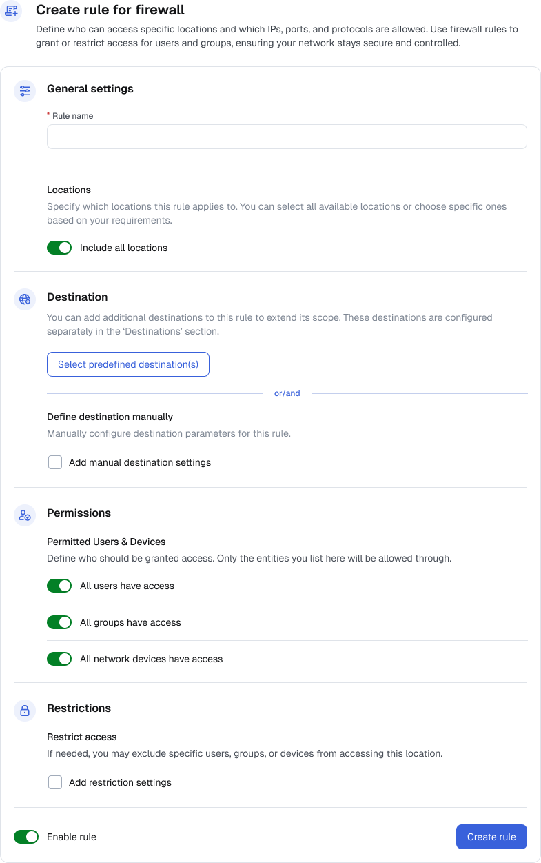 Defguard Access Control Lists: Unified management of firewall rules across multiple gateways